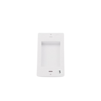 Placa ciega de pared color blanco