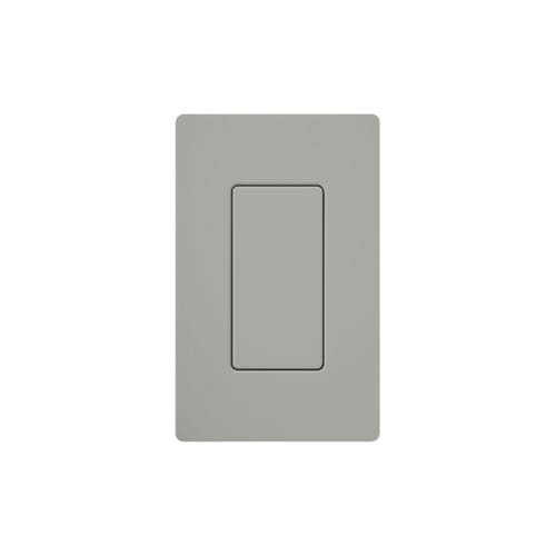 Tapa ciega color gris.