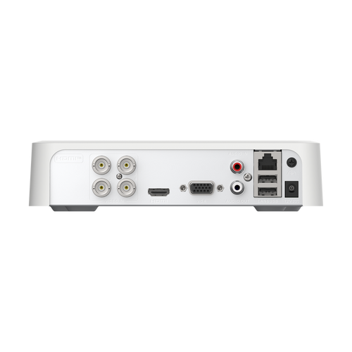 [Audio Bidireccional] DVR 4 Canales TurboHD + 1 Canal IP / 2 Megapixel (1080p) Lite / Acusense Lite (Busqueda Inteligente Personas Vehiculos) / 1 Bahia de Disco Duro / H.265+ / Salida de Vídeo Full HD