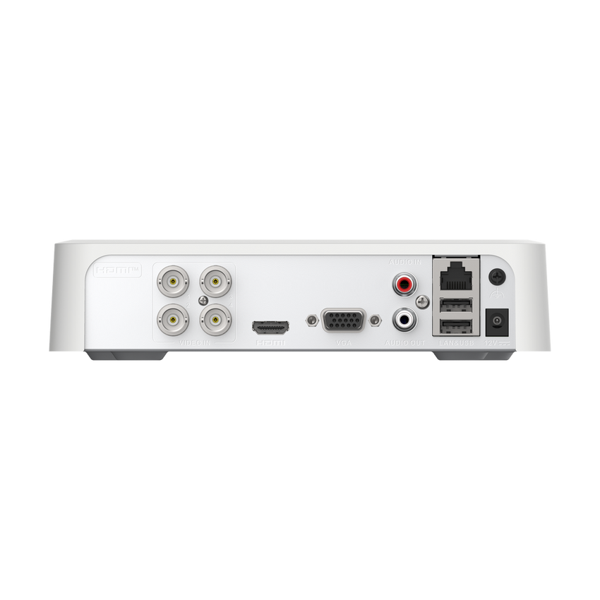 [Audio Bidireccional] DVR 4 Canales TurboHD + 1 Canal IP / 2 Megapixel (1080p) Lite / Acusense Lite (Busqueda Inteligente Personas Vehiculos) / 1 Bahia de Disco Duro / H.265+ / Salida de Vídeo Full HD