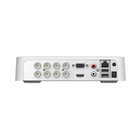 DVR 8 Canales TurboHD + 2 Canales IP / 2 Megapíxel (1080p) Lite / Acusense Lite (Evita Falsas Alarmas) / Audio Bidireccional y Coaxitron / 1 Bahía de Disco Duro / H.265+ / Salida de Vídeo Full HD