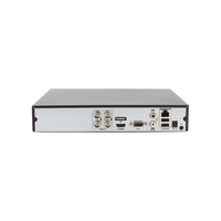 DVR 4 Canales TurboHD + 1 Canal IP / 2 Megapíxel (1080p) Lite / Acusense Lite (Evita Falsas Alarmas) / Audio por Coaxitron / 1 Bahía de Disco Duro / H.265+ / Salida de Vídeo Full HD