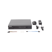 DVR 4 Canales TurboHD + 1 Canal IP / 2 Megapíxel (1080p) Lite / Acusense Lite (Evita Falsas Alarmas) / Audio por Coaxitron / 1 Bahía de Disco Duro / H.265+ / Salida de Vídeo Full HD