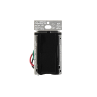 (Caseta Wireless) Atenuador de pared. Aumenta/Disminuye Intensidad de Iluminación.  No requiere cable neutro. 150W LED / 600W INC/HAL
