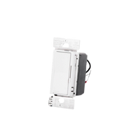 (Caseta Wireless) DIVA Atenuador de pared. Aumenta/Disminuye Intensidad de Iluminación.  No requiere cable neutro. 150W LED / 600W INC/HAL