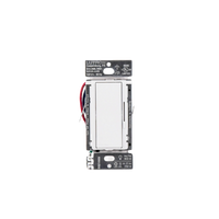 (Caseta Wireless) DIVA Atenuador de pared. Aumenta/Disminuye Intensidad de Iluminación.  No requiere cable neutro. 150W LED / 600W INC/HAL