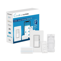 (Caseta Wireless) Kit Hub controlador, atenuador, control remoto PICO, base de pared y tapa.