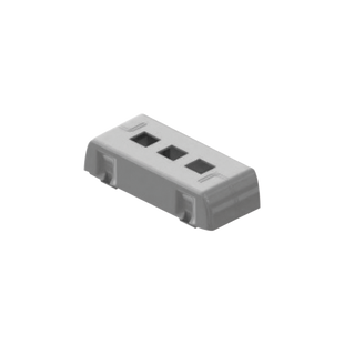 Porta equipamiento linea X Keystone para canaleta DX10000.00