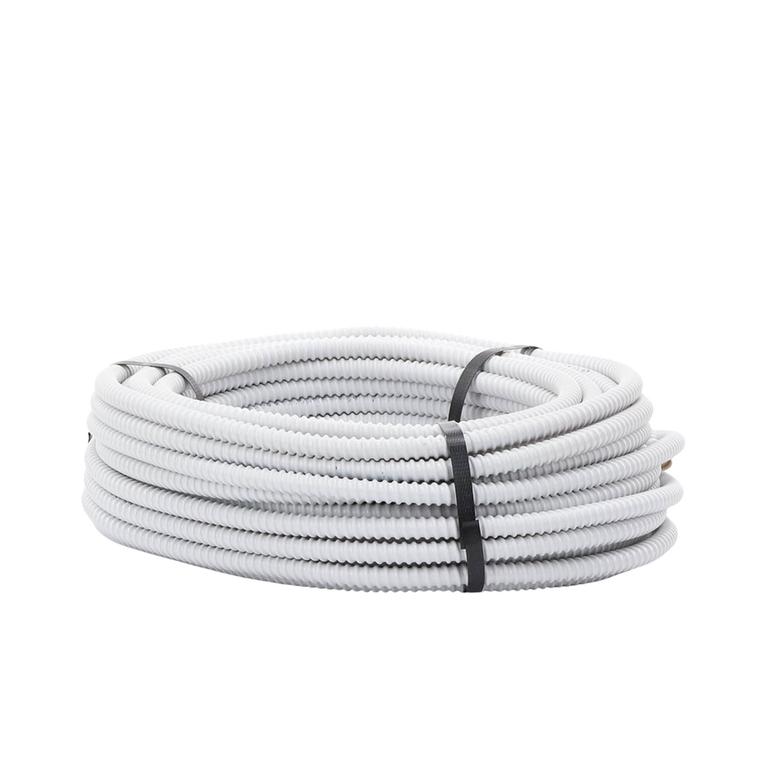 Tuberia flexible (Vaina) diflex, PVC Auto-extinguible, de 10 mm, rollo de 30 m