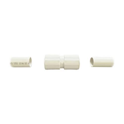 Manguito / Cople Morbidx IP67 libre de halógenos para unir tubería rígida de 16 mm (5/8") permite una instalación hermética no necesita pegamento