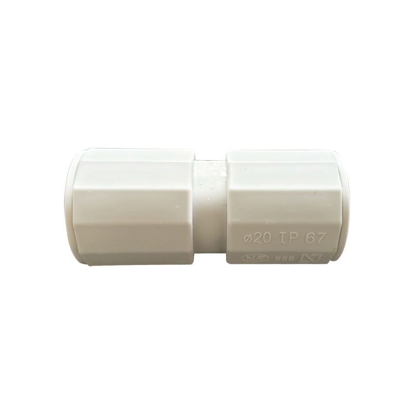Manguito / Cople Morbidx IP67 libre de halógenos para unir tubería rígida de 32 mm (1 1/4) permite una instalación hermética no necesita pegamento