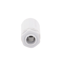 Conector de tubería rígida a caja (Racor), PVC Auto-extinguible, de 16 mm