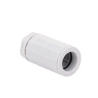 Conector de tubería rígida a caja (Racor), PVC Auto-extinguible, de 16 mm