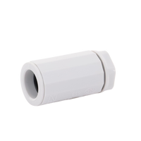 Conector de tubería rígida a caja (Racor), PVC Auto-extinguible, de 16 mm