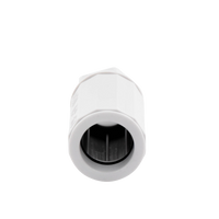Conector de tubería rígida a caja (Racor), PVC Auto-extinguible, de 20 mm