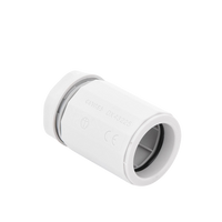 Conector de tubería rígida a caja (Racor), PVC Auto-extinguible, de 25 mm