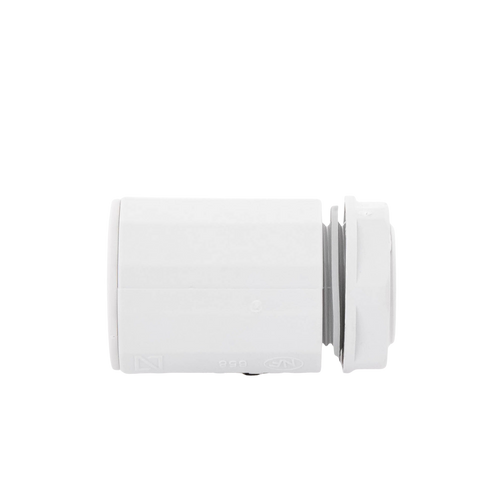 Conector de tubería rígida a caja (Racor), PVC Auto-extinguible, de 50 mm