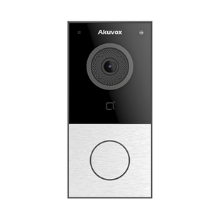 DOORBELL / WIFI / 100% en la Nube / POE / Bluetooth / NFC / Lector de Tarjetas MIFARE / Notificación en APP /  Llamada Telefónica / SIP / ONVIF / IP65 / Cámara 2 MP / Botón con Iluminación / Control de 1 Puerta