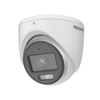 [ColorVu] Turret TURBOHD 3K (5 Megapixel) / Lente 2.8 mm / Micrófono Integrado / Imagen a Color 24/7 / 20 mts Luz Blanca / Exterior IP67 / dWDR / 4 Tecnologías