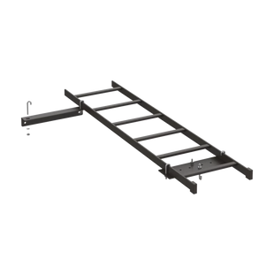 Kit de Conexión de Rack a Pared, Con Escalerilla de 1.3 m de Largo y 12 in de Ancho, de Acero, Color Negro