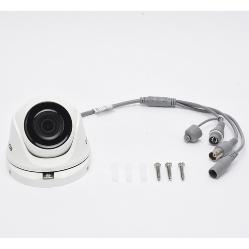 Turret TURBOHD 5 Megapíxel / 85° de Visión / Lente 2.8 mm / Exterior IP66 / IR EXIR 20 mts / TVI-AHD-CVI-CVBS / Metal