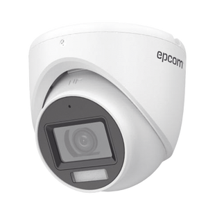 [Dual Light + ColorVu] Turret TURBOHD 2 Megapixel (1080p) / Lente 2.8 mm / 30 mts IR + 20 mts Luz Blanca / Gran Angular 101° / Exterior IP67 / Micrófono Integrado /  4 Tecnologías /  Metal