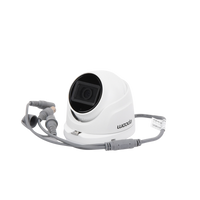 AUDIO POR COAXITRON / Domo TURBOHD 2 Megapixel (1080p) / Gran Angular 106° / Lente 2.8 mm / 20 mts IR EXIR / Exterior IP66 / 4 Tecnologías / dWDR / Metal