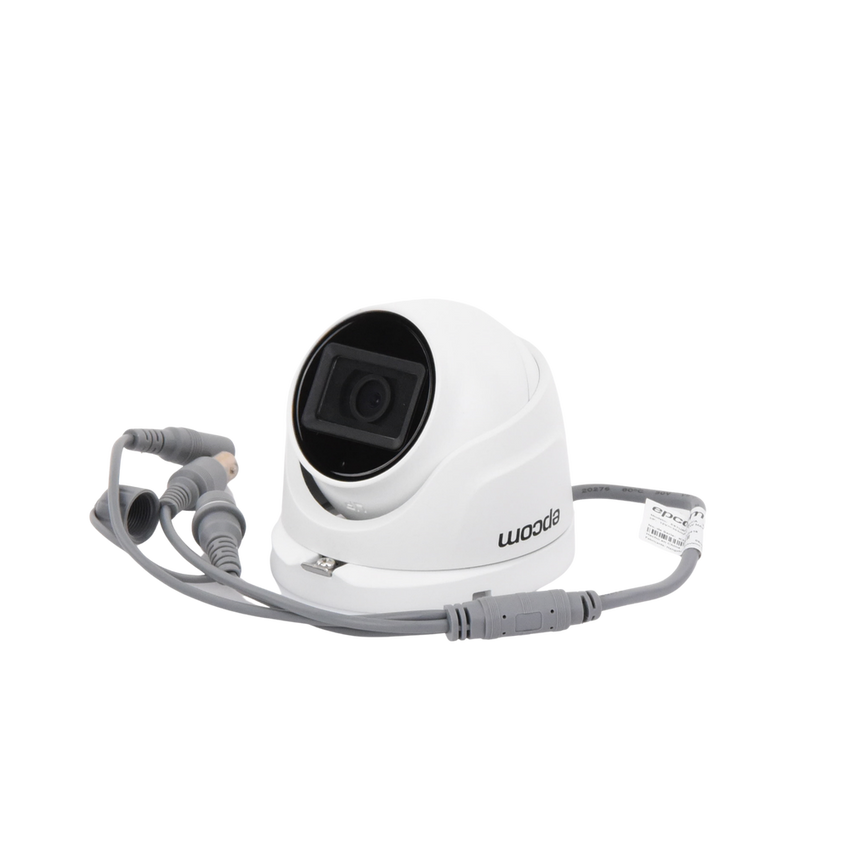 AUDIO POR COAXITRON / Domo TURBOHD 2 Megapixel (1080p) / Gran Angular 106° / Lente 2.8 mm / 20 mts IR EXIR / Exterior IP66 / 4 Tecnologías / dWDR / Metal