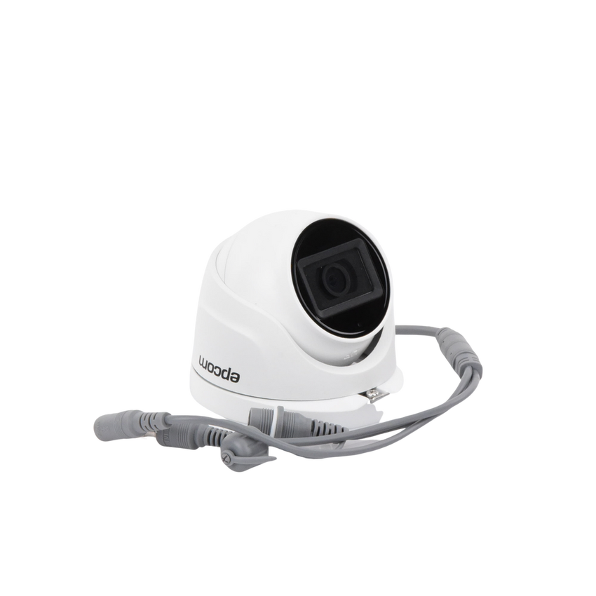 AUDIO POR COAXITRON / Domo TURBOHD 2 Megapixel (1080p) / Gran Angular 106° / Lente 2.8 mm / 20 mts IR EXIR / Exterior IP66 / 4 Tecnologías / dWDR / Metal