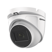 AUDIO POR COAXITRON / Domo TURBOHD 2 Megapixel (1080p) / Gran Angular 106° / Lente 2.8 mm / 20 mts IR EXIR / Exterior IP66 / 4 Tecnologías / dWDR / Metal