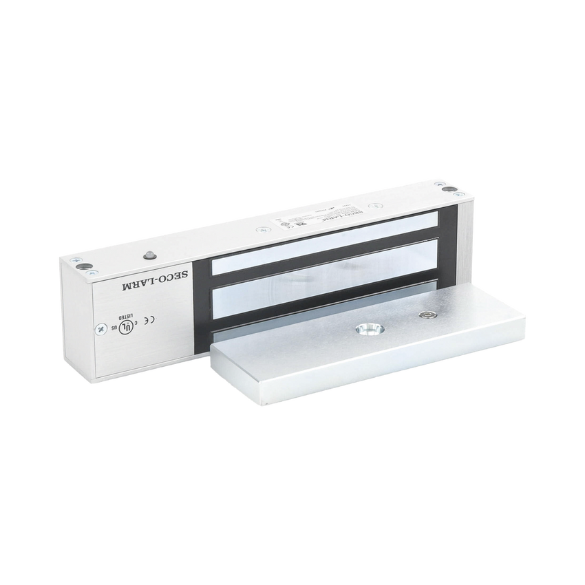 Chapa Magnética de 1200 Lbs / Sensor de Adherencia / Uso en Interior/ LED Indicador / Alimentación 12/24 Vcd  Seleccionable / Sin Magnetismo Residual / UL