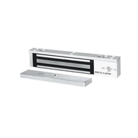 Chapa Magnética 600 lbs con LED /  Sensor de Estado de Unión / Sin Magnetismo Residual / Uso Interior.
