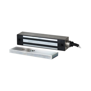 Chapa Magnética 600 Lbs Para Uso en Exterior / IP65 / Con Cordón Armado 91 CM / UL /