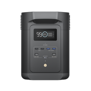 Estación de Energía Portátil de 980Wh Litio LFP / 10 Puertos AC 500 W (Max. 1000W) / 2 USB-C 100W / Cargador de Coche 10A a 12.6V / Conectividad WiFi y Bluetooth (App) / Carga Solar 500W Max.