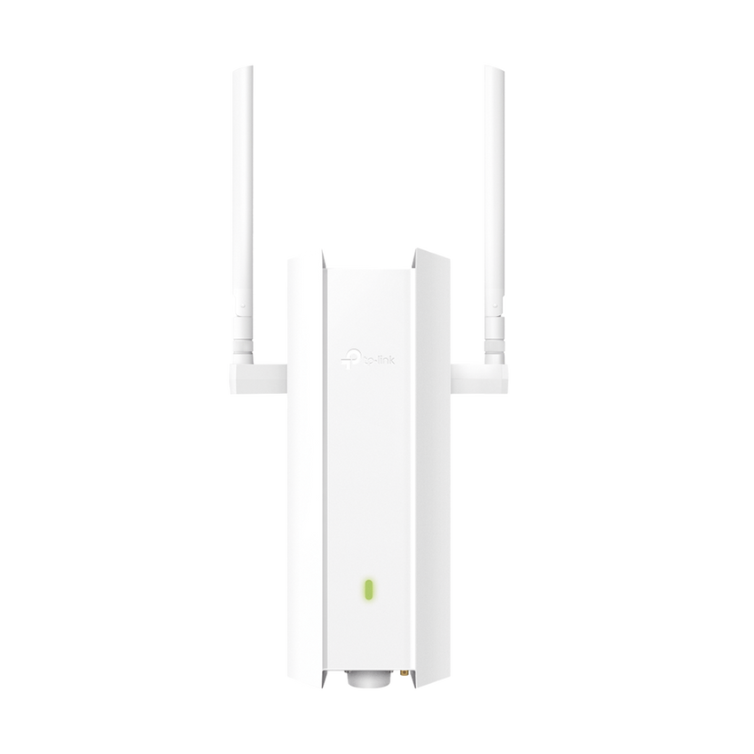 Punto de Acceso Omada Exterior / Wi-Fi 6 AX1800 MU-MIMO 2x2 / Mesh Omada / Alta Densidad de Usuarios / Carcasa Resistente IP67 / Configuración por Controlador o Stand-Alone / Para Montaje en Mástil/ Pared / Alimentación PoE+