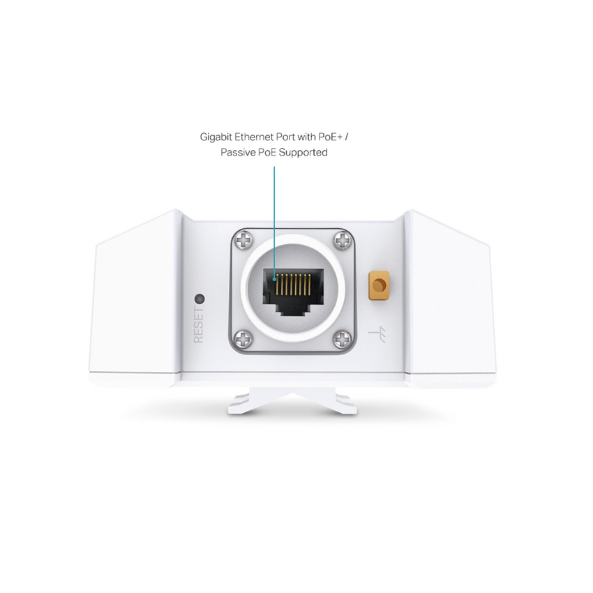 Punto de Acceso Omada Exterior-Interior / Wi-Fi 6 AX3000 MU-MIMO 2x2 / Mesh Omada / Alta Densidad de Usuarios / Configuración por Controlador o Stand-Alone / Para Montaje en Mástil/ Pared / Alimentación PoE+