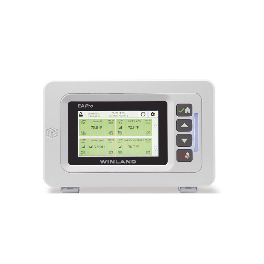 Monitor IP de temperatura de 34 zonas para condiciones críticas y extremas, soporta 4 cableadas y 30 inalámbricas.