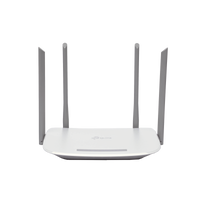 Router Inalámbrico ISP doble banda AC, 2.4 GHz y 5 GHz Hasta 1167 Mbps, 4 antenas externas omnidireccional, 3 Puertos LAN 10/100/1000 Mbps, 1 Puerto WAN 10/100/1000 Mbps