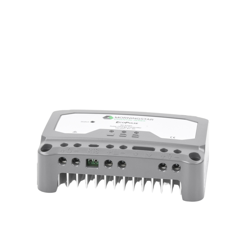Controlador solar 12/24 Vcc de 30 Amp. Sin pantalla de medición.