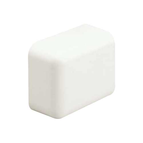 Tapa Final, para uso con canaleta LD10, material ABS, Color Blanco Mate