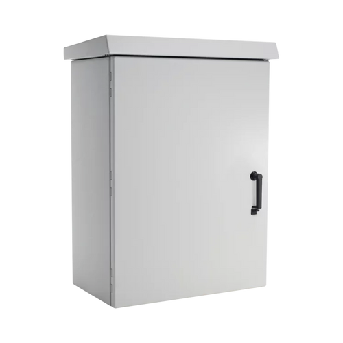 Gabinete Para Exterior OSP ComLine, Protección NEMA 4/12/4X/3/3R; IP66, 600 mm de Ancho, 500 mm de Profundidad, 18 UR, De Aluminio, Color Gris Claro