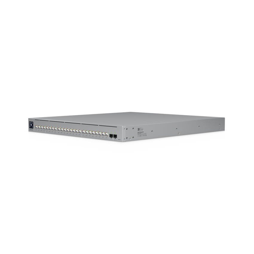 Enterprise Campus 24 PoE, Switch Empresarial Etherlighting™ PoE+++ Capa 3 de 24 Puertos (16 x 10 GbE y 8 x 2.5 GbE)  y 2 Puertos SFP28 de 25 G de Alta Disponibilidad