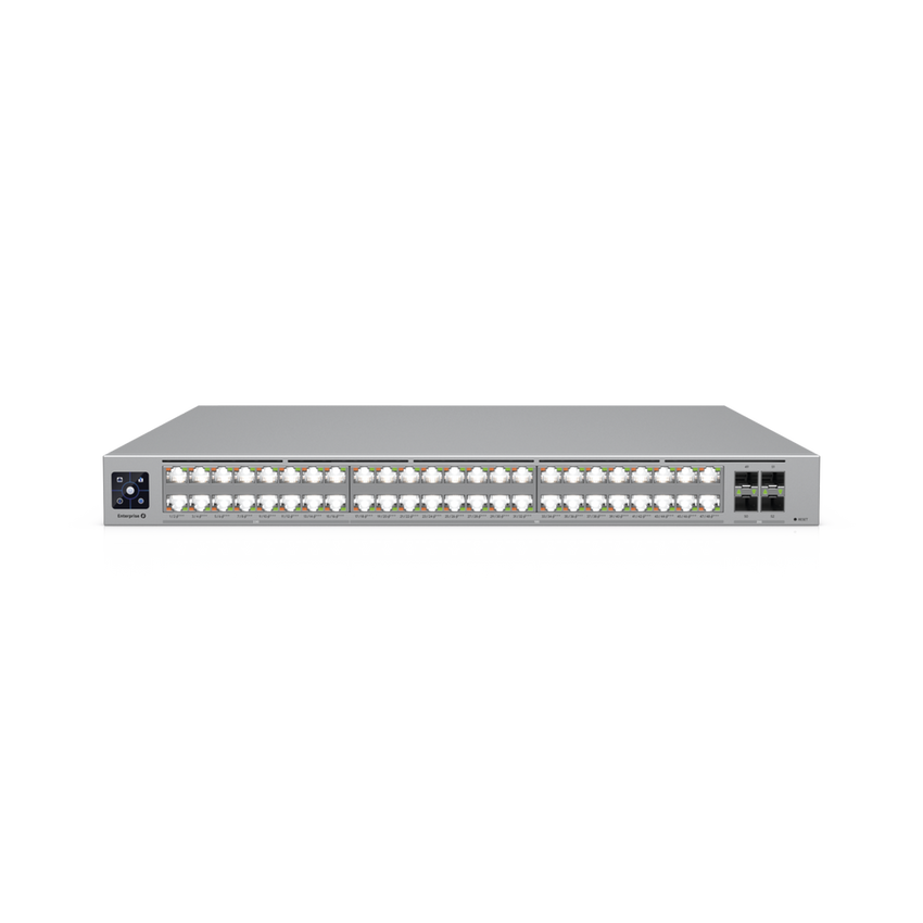 Enterprise Campus 48 PoE, Switch Empresarial Etherlighting™ PoE+++ Capa 3 de 48 Puertos (32 x 10 GbE y 16 x 2.5 GbE) y 4 Puertos SFP28 de 25 G de Alta Disponibilidad