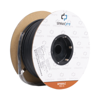 Carrete de Fibra Óptica Monomodo con Conectores LC-LC Duplex, Reforzada con Kevlar, de 100 metros, Para instalaciones subterráneas por tubería