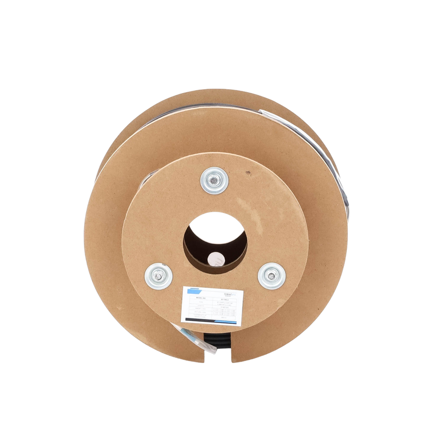 Carrete de Fibra Óptica Monomodo con Conectores LC-LC Duplex, Reforzada con Kevlar, de 150 Metros (492.13 Pies), Para Instalaciones Subterráneas por Tubería
