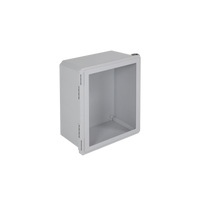 Gabinete de Fibra de Vidrio, IP66 para Uso en Interior o Exterior y Puerta Transparente Removible