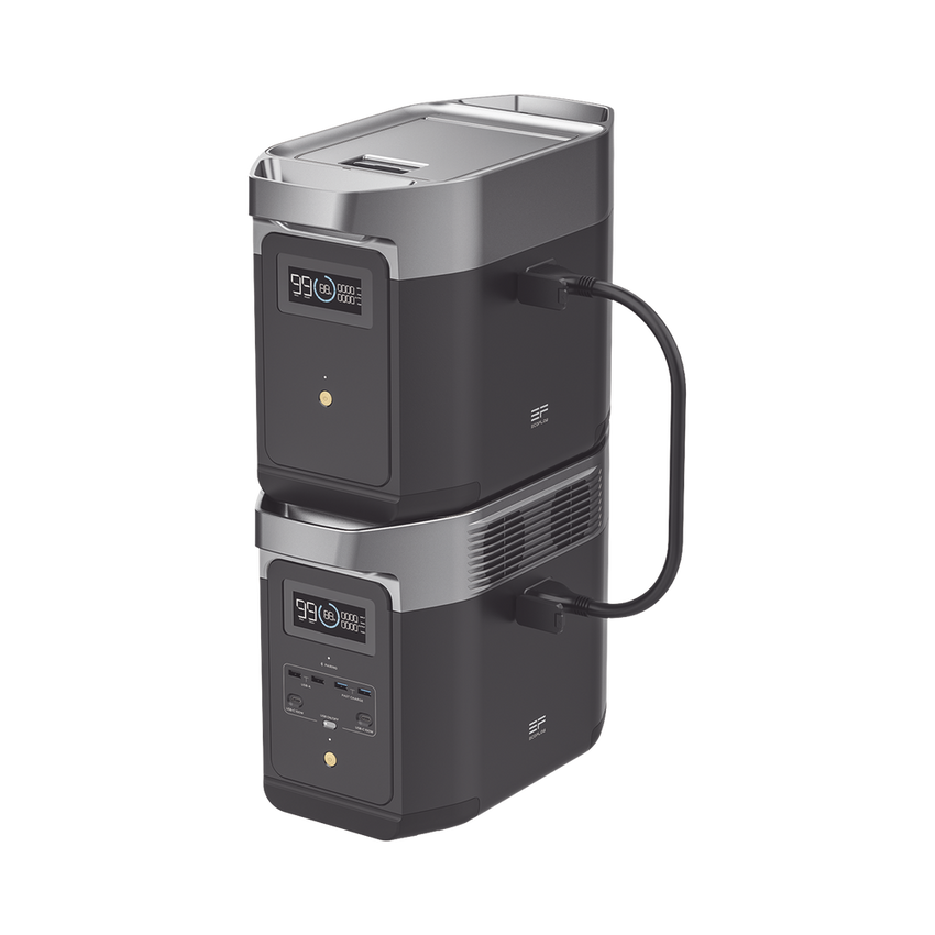 Batería de Litio LFP Inteligente de 1024Wh para Aumentar Tiempo de Respaldo Compatible con EFD330 (DELTA 2)