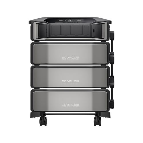 Estación de Energía Delta Pro Ultra 7.2kW para Respaldo Residencial, Incluye Batería de Litio LFP 6kWh (18kWh Totales), Sincronización para Mayor Potencia, Carga Solar Hasta 4000W, Capacidad de Trabajo Online (0ms)