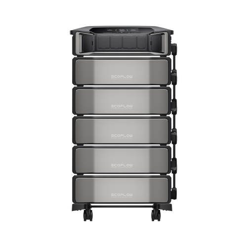 Estación de Energía Delta Pro Ultra 7.2kW para Respaldo Residencial, Incluye Batería de Litio LFP 6kWh (30kWh Totales), Sincronización para Mayor Potencia, Carga Solar Hasta 4000W, Capacidad de Trabajo Online (0ms)