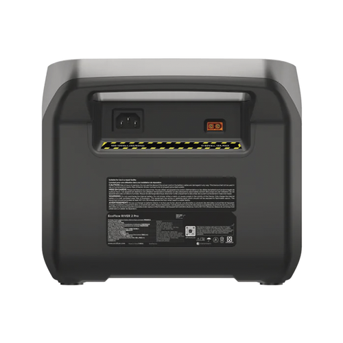 EcoFlow River 2 Pro | Estación de Energía Portátil 768Wh Litio LFP / 4 AC 800W (Max. 1600W) / 1 USB-C 100W / 3 USB -A 12W / Cargador de Coche 10A, 126W Max. / Conectividad WiFi y Bluetooth (App) / Carga Solar 220W Max.